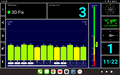 GPS reception outdoors