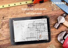 The Galaxy Tab Active 5 Pro is Samsung&#039;s new rugged tablet (Image source: Samsung)