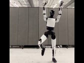 The Tesla Optimus shows off its dance moves to demonstrate "embodied intelligence". (Image source: Tesla Optimus via X / formerly Twitter)