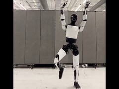 The Tesla Optimus shows off its dance moves to demonstrate &quot;embodied intelligence&quot;. (Image source: Tesla Optimus via X / formerly Twitter)