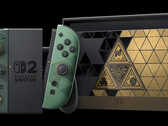 The limited edition The Legend of Zelda: Ocarina of Time Switch 2 console pictured