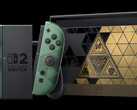 The limited edition The Legend of Zelda: Ocarina of Time Switch 2 console pictured