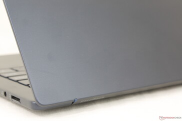 Fingerprints accumulate quickly on the smooth dark metal surface, but they're relatively easy to wipe clean