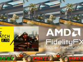 AMD's FSR 3 implementation in Cyberpunk 2077 boosts performance, but that performance comes at the cost of eye candy. (Image source: Various - edited)