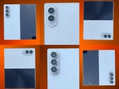 Leaked replicas of the Galaxy Z Fold 8 and Fold 8 Ultra.