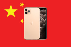 The iPhone has struggled in China this quarter. (Image via Apple w/ edits)