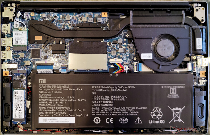 Xiaomi Mi Notebook 14 Horizon Edition internals