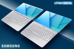 Samsung could be upping the ante when it comes to bezel-less designs on laptops. (Source: LetsGoDigital)