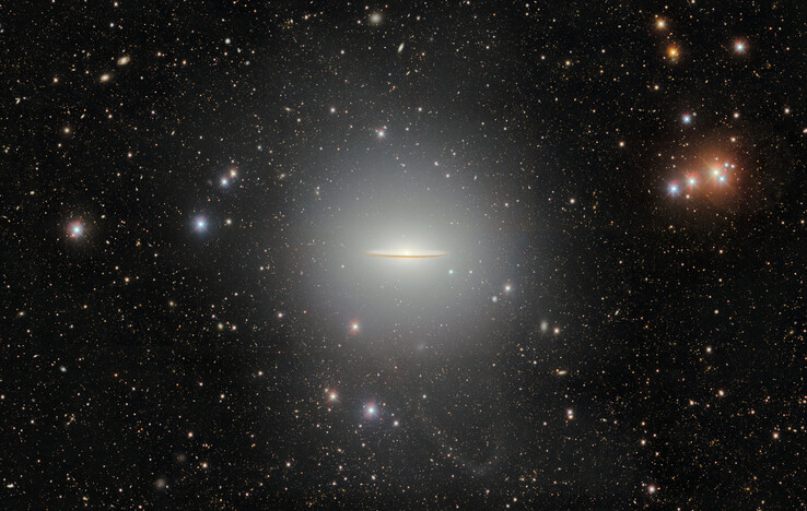 A new image showing the Sombrero Galaxy and a stellar stream.