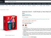 The Switch OLED is out there...albeit with caveats. (Source: Amazon)