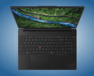 The ThinkPad P16s i Gen 5 viewed from above.