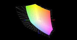 60% AdobeRGB colour-space coverage