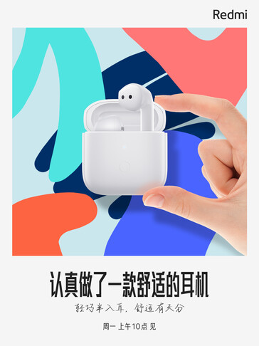 Redmi releases an initial Buds 3 teaser. (Source:  Redmi via Weibo)