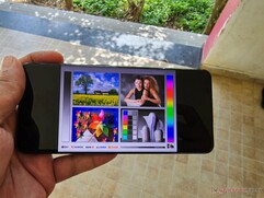 Outdoor viewing under shade