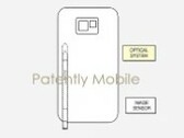 A diagram from the patent for the new kind of S Pen. (Source: Patently Mobile)