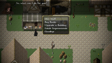 A screenshot showing the management aspect of the game (Image source: Steam)
