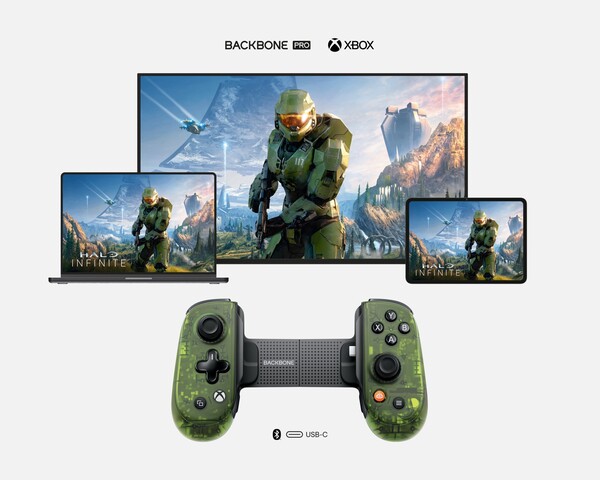 The Backbone Pro Xbox Edition can be used as a wireless controller as it has Bluetooth and a built-in battery. (Image source: Backbone)