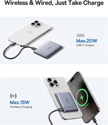 The Baseus PicoGo Ultra-Mini Magnetic Power Bank. (Image source: Baseus)