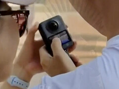 The Osmo 360 supports touchscreen gestures for scrubbing through footage and navigating its UI, among other uses. (Image source: via Igor Bogdanov)