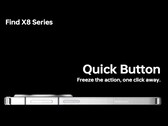 The Find X8 series will have an extra button on the right side of the frame. (Image source: Ice Universe)