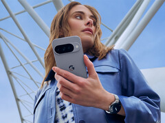 The 128GB Pixel 10 is currently down to $549. Pictured: an edited promo picture of the phone.