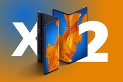 The Mate X2 will come in at least two versions. (Image source: Huawei & Notebookcheck)