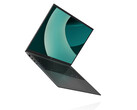 The Gram 16 2026 starts at around $1,130 in China. Pictured: a promo picture showing the thin and light design of the laptop.