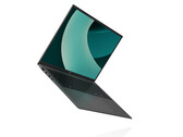 The Gram 16 2026 starts at around $1,130 in China. Pictured: a promo picture showing the thin and light design of the laptop.