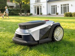 The Litheli Skope 800 AI-Vision robotic lawn mower does not require owners to set up boundary wires prior to autonomous lawn mowing. (Image source: Litheli)