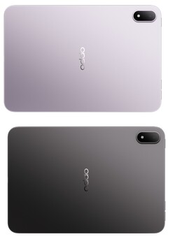 Oppo Pad Min in Monet Purple and Space Gray