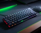 The Razer Huntsman Mini (2020) 60% gaming keyboard is on sale for $70. (Image source: Razer)