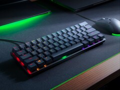 The Razer Huntsman Mini (2020) 60% gaming keyboard is on sale for $70. (Image source: Razer)