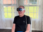 Mark (64), was able to play Solitaire using his thoughts, Synchron's BCI and the Apple Vision Pro headset. (Image source: Business Wire) 