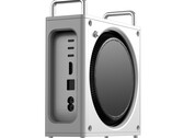 The Zeera Macforge case for the M4 Mac Mini is designed like a Mac Pro. (Image source: Zeera)