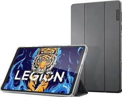 The Lenovo Legion Tab with its folio case