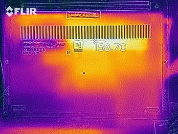 Heat map under load - bottom