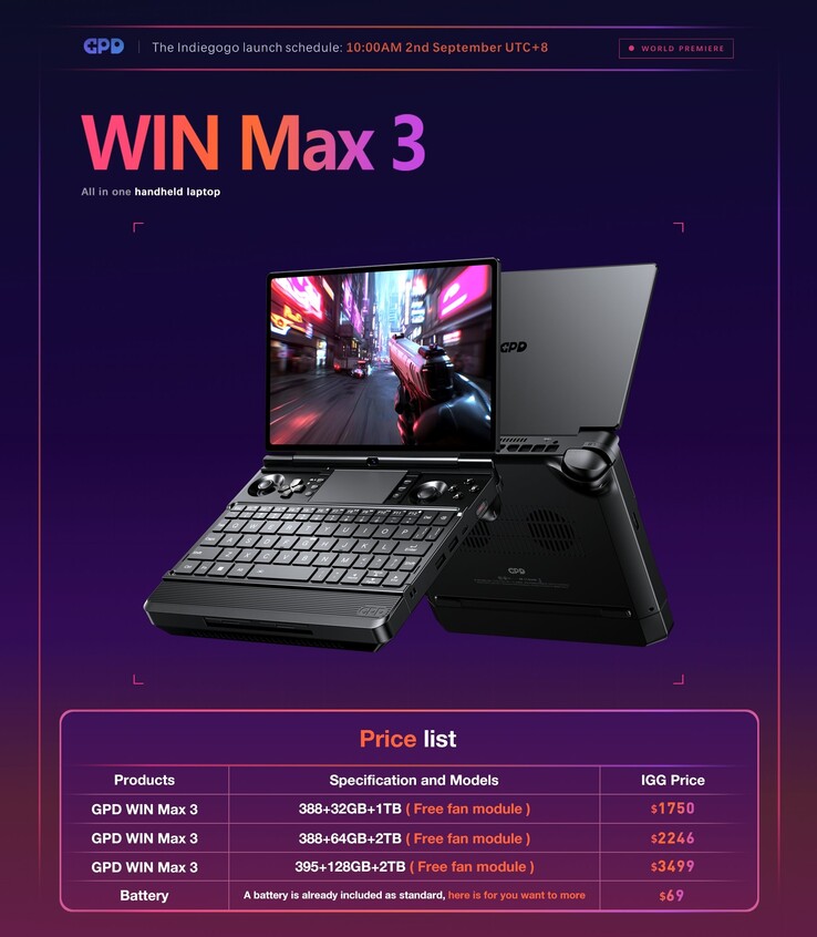 The GPD Win Max 3 is as pricey as one can expect a Strix Halo-equipped system to be amid the ongoing DRAM shortage.