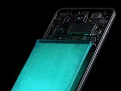 The Find X8 Pro, pictured, already contains a comparatively large battery capacity for its size. (Image source: Oppo - edited)