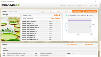 PCMark 8 Storage