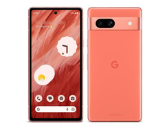 The Pixel 7a in one of its four expected launch colours. (Image source: @evleaks)