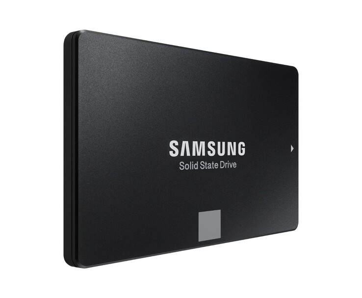 Samsung SATA solid-state drive in a slim black enclosure (Image source: Samsung)