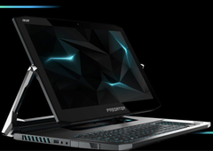 The Acer Predator Triton 900 probably has the most unique design seen at CES this year. (Source: ZDNet)