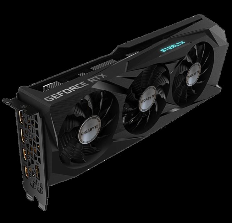 ...and an RTX 3070 GAMING OC STEALTH card by default. (Source: Gigabyte)