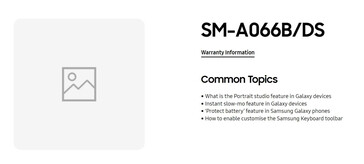 The "Galaxy A06 5G" leaks via Samsung...