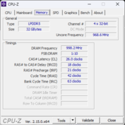 CPU-Z Memory