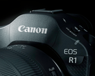 A close up of the Canon EOS R1. 