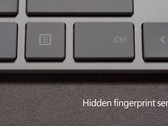 The Modern Keyboard features a fingerprint scanner located on a key next to the right Alt. (Source: Microsoft)