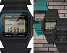 Casio F-B100W-1A, F-B100W-3A, and F-B100WB-1A.