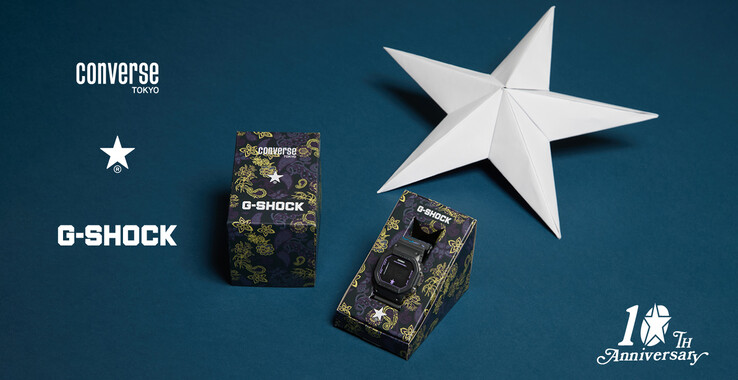 The Casio G-Shock x Converse Tokyo DW-5600X watch. (Image source: Converse Tokyo)
