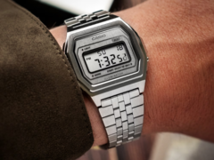 The Casio Vintage A1000A-7 (pictured) and A1000G-9 watches are about to launch in the UK. (Image source: Casio)